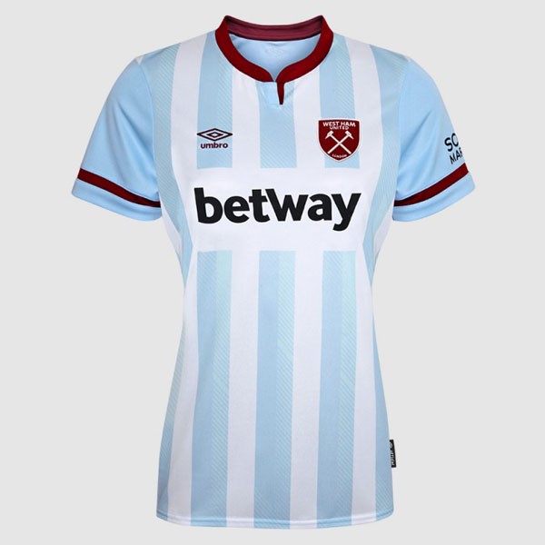 Camiseta West Ham United 2ª Mujer 2021 2022